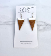 Fawn Colour Triangle Spear Earrings- Gold or Silver options
