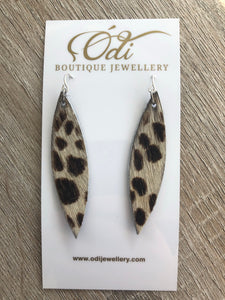 wild cat earrings- Three styles to choose from
