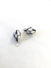 Wild Flower Bud Earrings -White in your choice of style