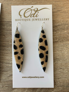 Wild Cat Marquise Earrings